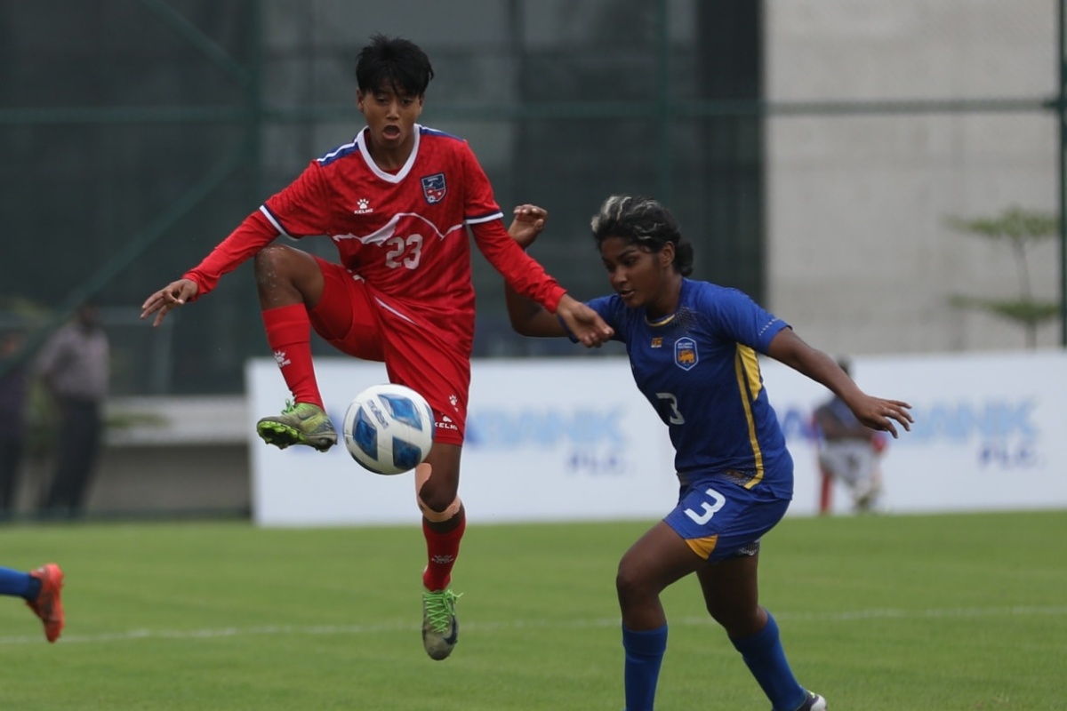 साफ यू२० महिला फुटबल: श्रीलंकामाथि नेपालको लगातार जित