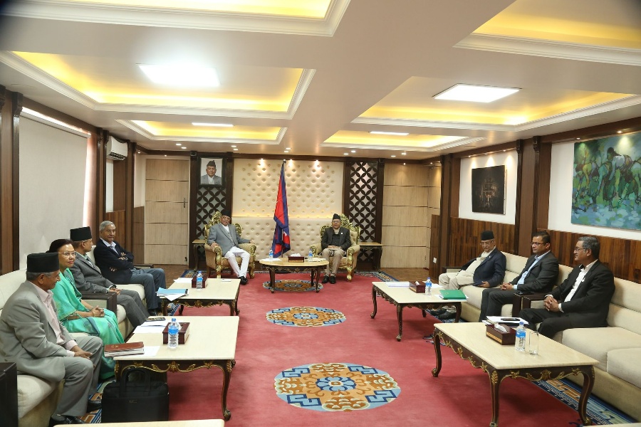 टीआरसी विधेयकमा सहमति जुटाउन सभामुख निवासमा ३ दलका शीर्ष नेताको छलफल