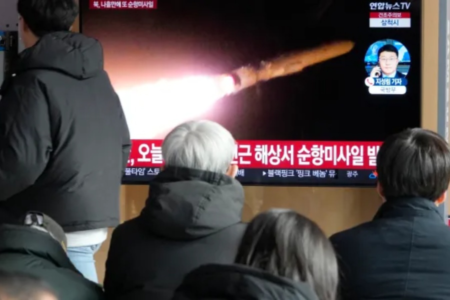 उत्तर कोरियाले क्रुज क्षेप्यास्त्र प्रहार गरेको दक्षिणको आरोप