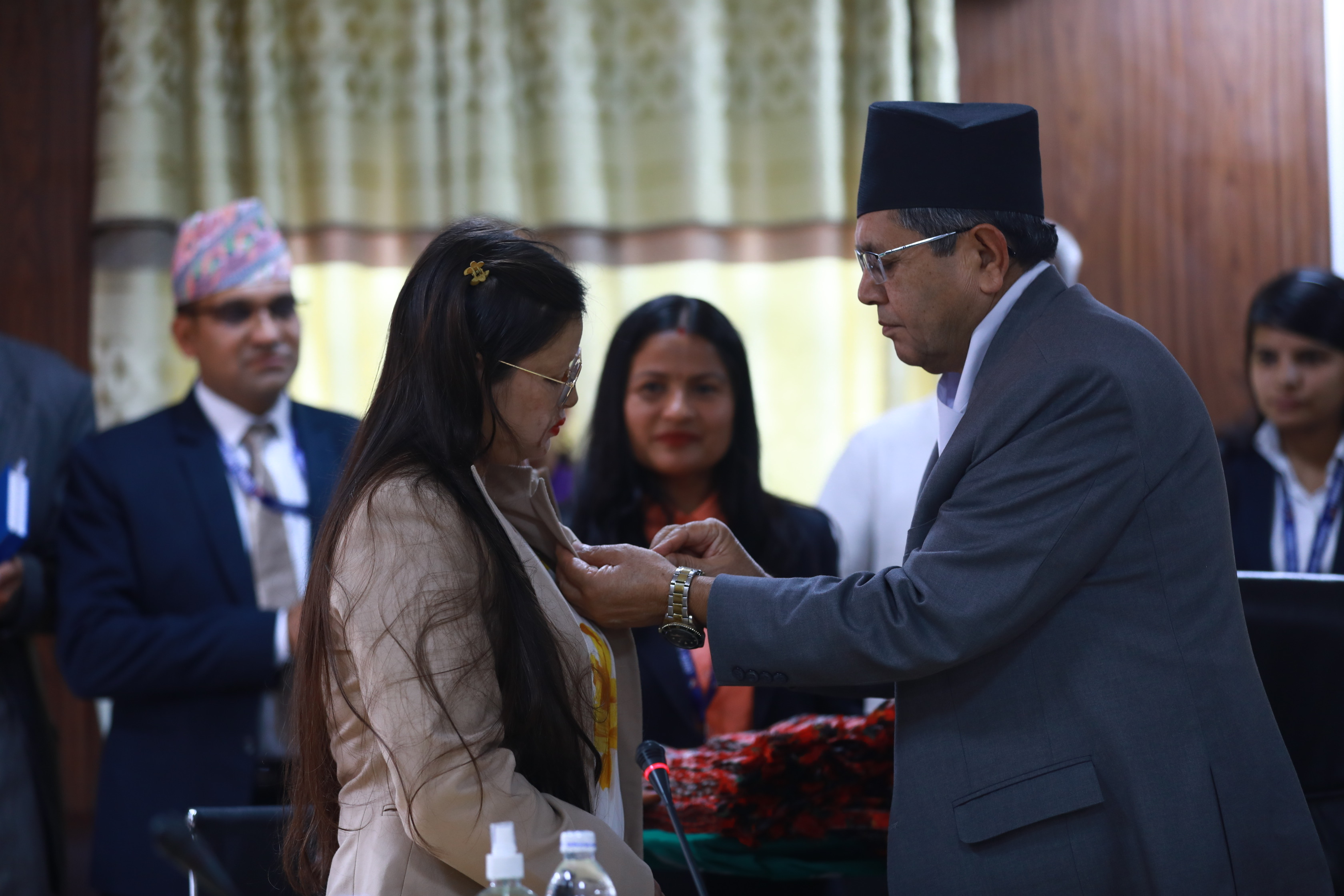 रास्वपा समानुपातिक सांसद् बिन्दवासिनी कंसाकारले लिइन् शपथ