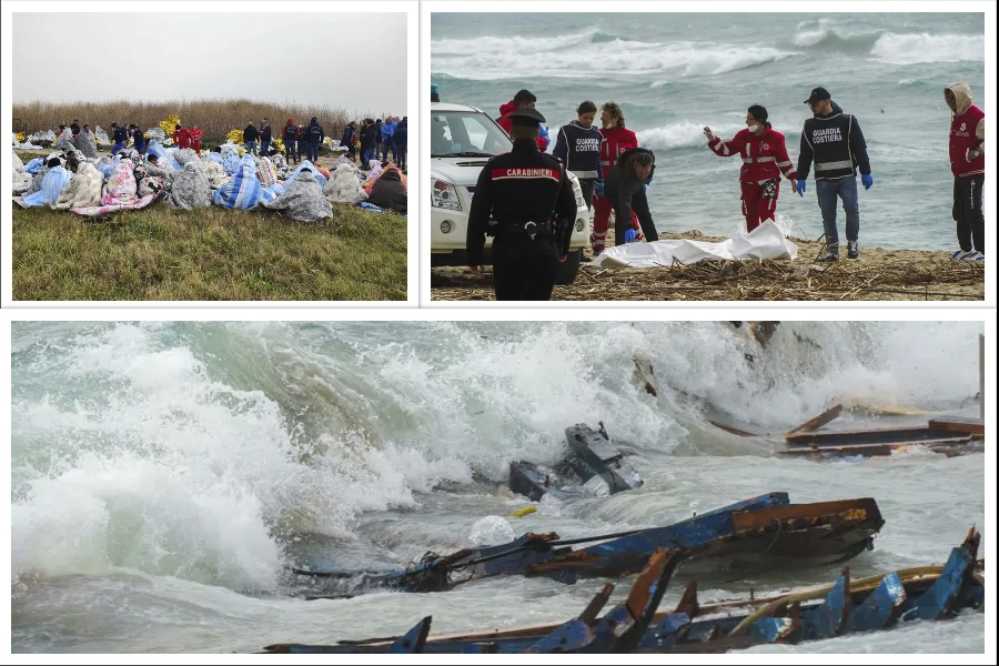 इटालीको तटीय क्षेत्रमा डुंगा डुब्दा ५९ जनाको मृत्यु, कैयौँ बेपत्ता