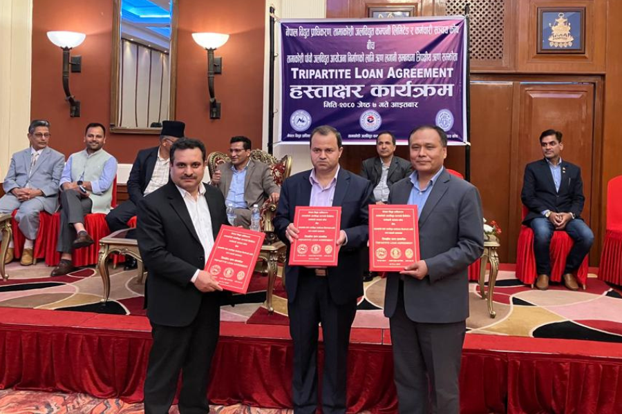 तामाकोशी पाँचौँ जलविद्युत आयोजनामा लगानी जुट्यो, सञ्चय कोषसँग १३ अर्ब ७४ करोड ऋण सम्झौता