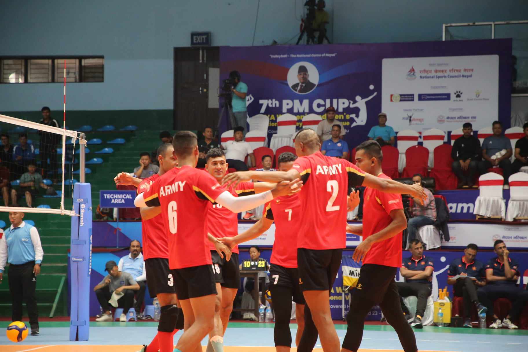 प्रधानमन्त्री कप भलिबल: आर्मी र हेल्प नेपालको लगातार चौँथो जित