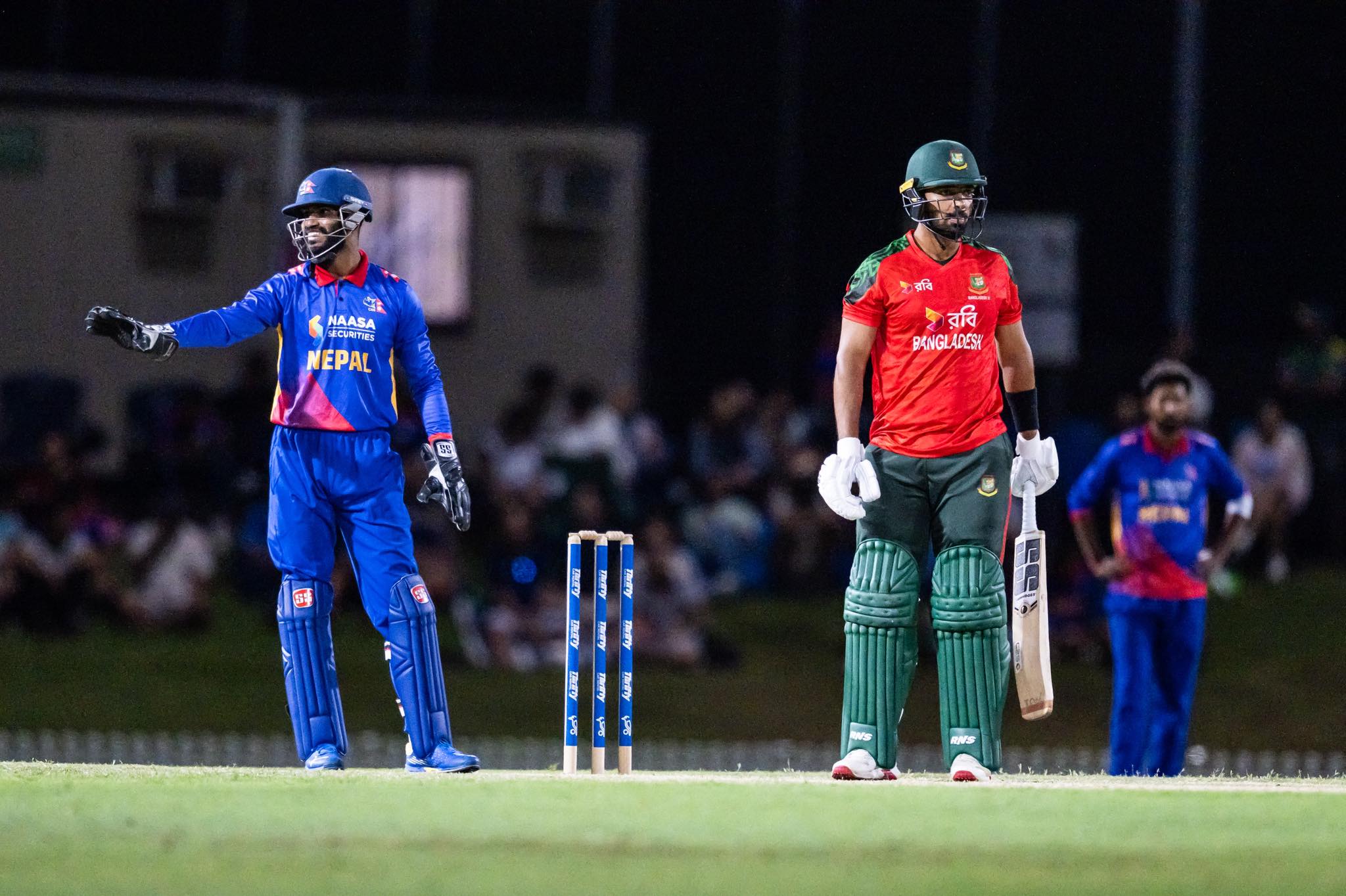 टी२० शृंखलामा नेपाल बांग्लादेश ‘ए’सँग ३२ रनले पराजित