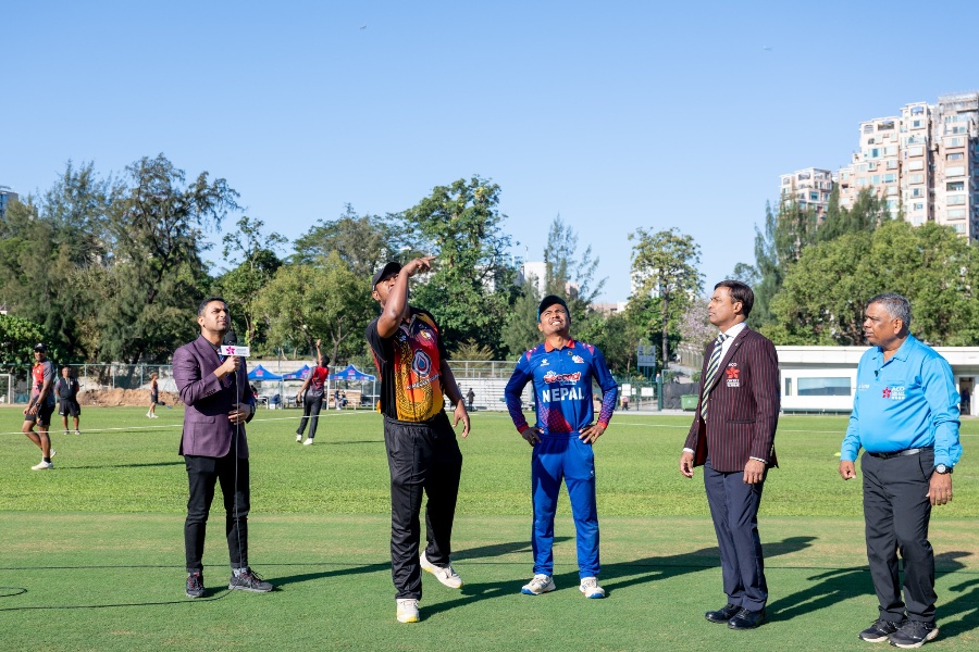 पीएनजीविरुद्ध टस हारेर पहिला ब्याटिङ गर्दै नेपाल