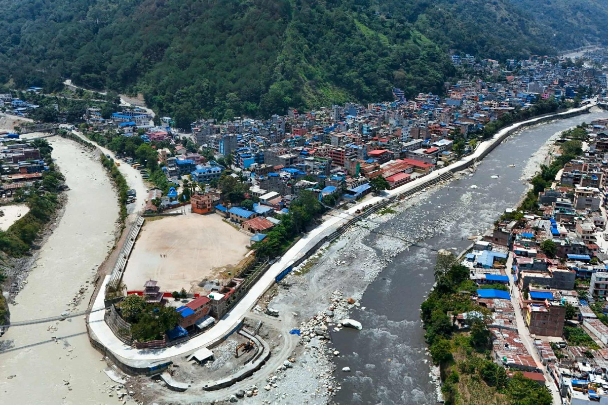 चक्रपथ स्तरोन्नतिपछि फेरियो बेनी बजारको स्वरूप