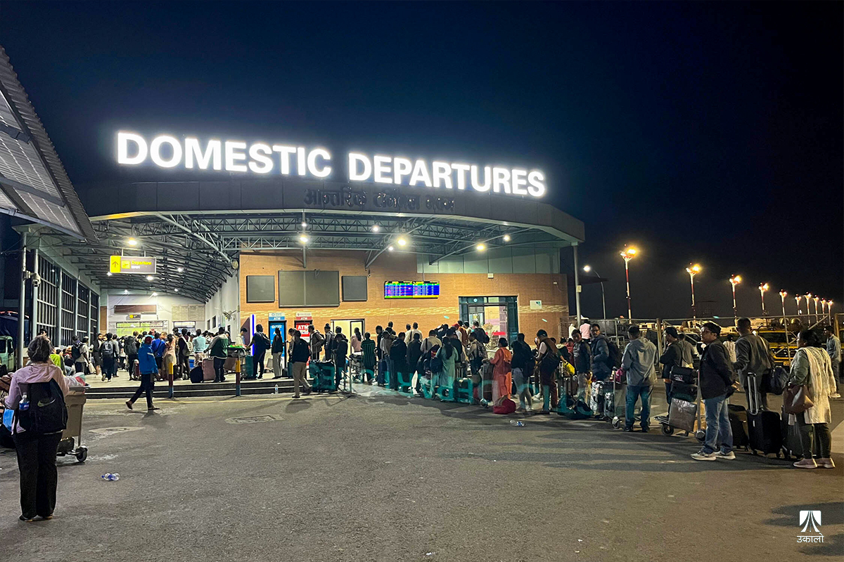 पहिरो छल्न आकाशमार्गः १६ दिनमा पाँच हजार उडान, पौने तीन लाख यात्रुलाई सेवा