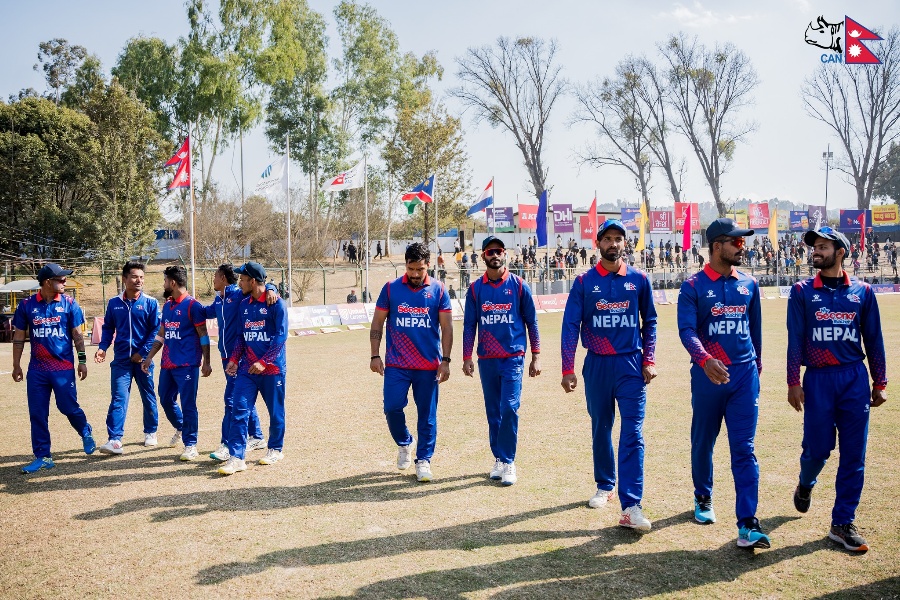 त्रिकोणात्मक टी–२० क्रिकेट: नामिबियाविरुद्ध जित्नै पर्ने दबाबमा नेपाल 