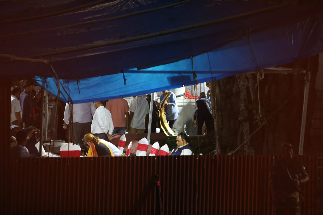 ‘सुन गायब पारिएको’ चर्चापछि तौल नाप्न निकालियो पशुपतिनाथको सुनको जलहरी