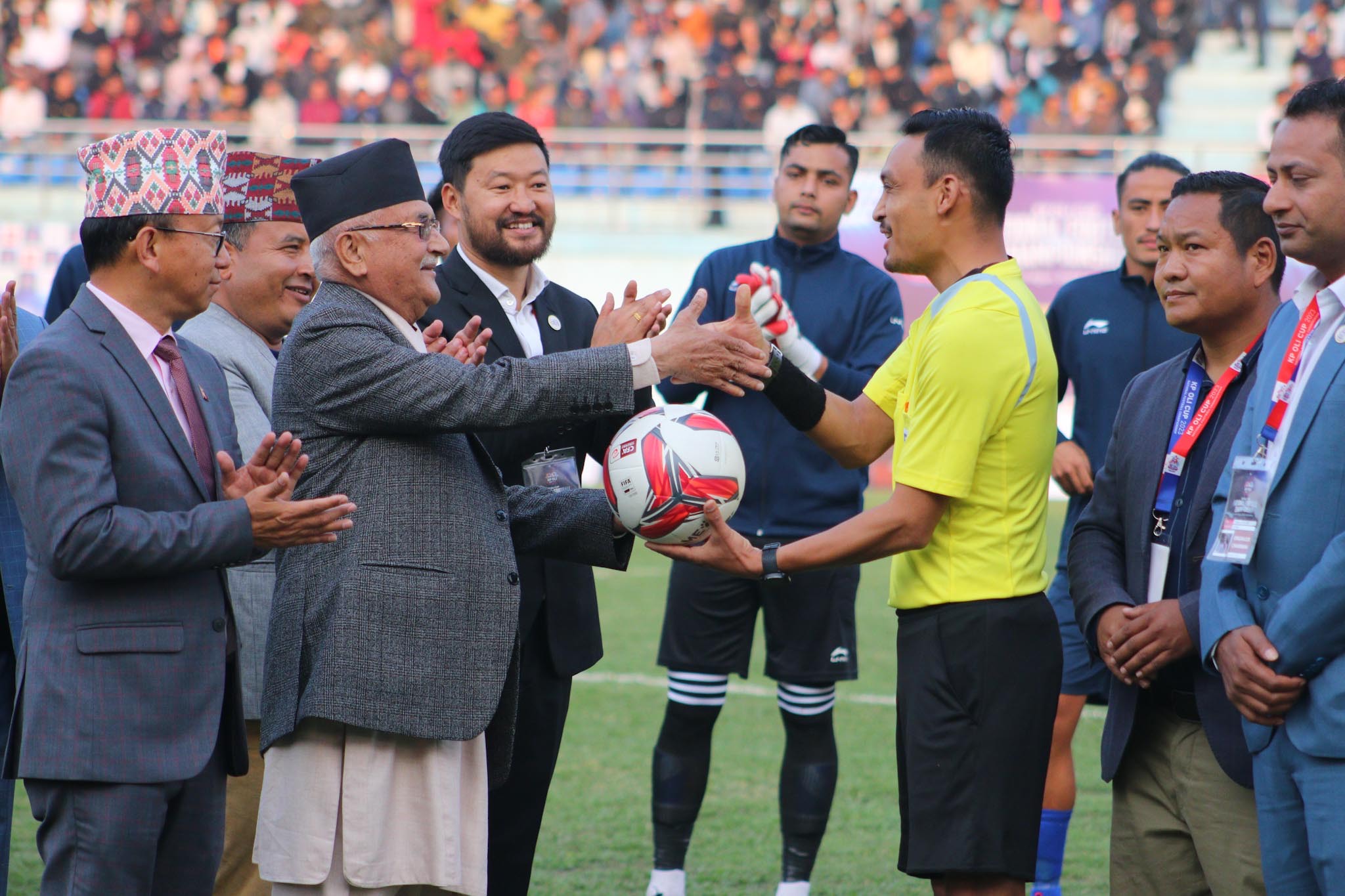 केपी ओली कपको उपाधि मछिन्द्रलाई