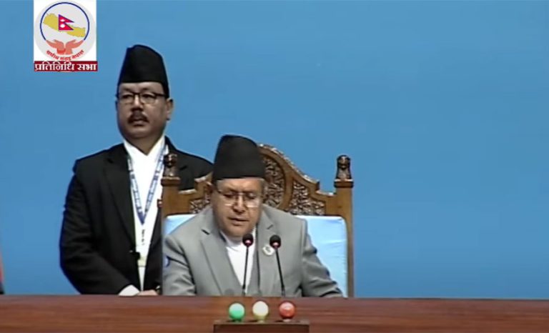 सभामुखको अधिकार खोस्ने गरी राखिएको संसोधन प्रस्ताव फिर्ता