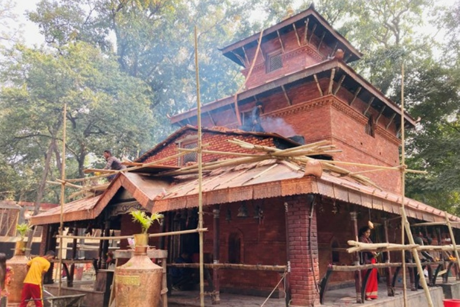 बागलुङको कालिका मन्दिर जीर्णोद्धार