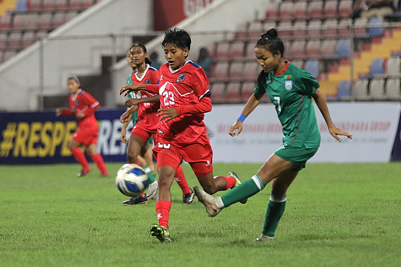 साफ च्याम्पियनसिप: नेपाल बांग्लादेशसँग पराजित