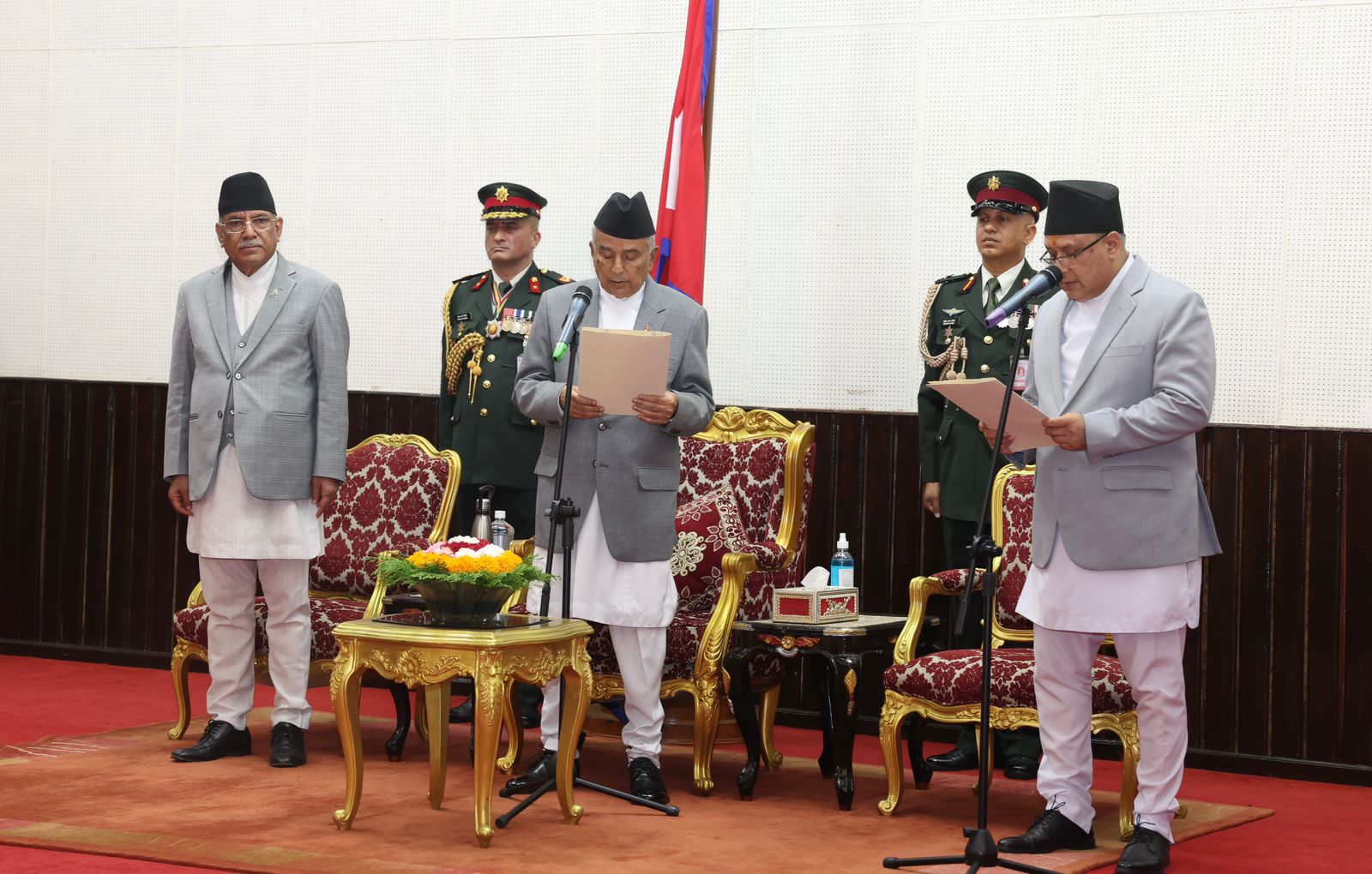 नवनियुक्त प्रधानन्यायाधीश हरिकृष्ण कार्कीले लिए शपथ