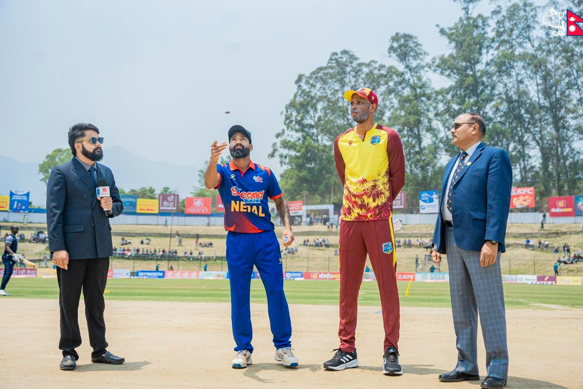 वेस्टइन्डिज ‘ए’ले टस जित्यो, नेपालले पहिला फिल्डिङ गर्ने