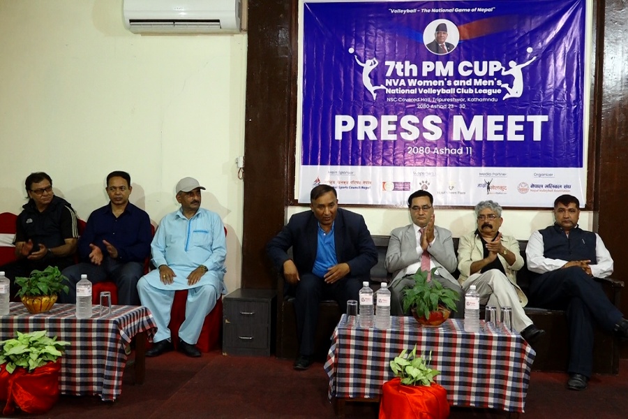 सातौँ राष्ट्रिय महिला तथा पुरुष क्लब भलिबल लिग असार २३ गतेदेखि