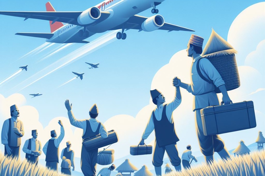 वैदेशिक रोजगारीबाट फर्केका १६ प्रतिशत बेरोजगार, ४४ प्रतिशत फेरि बिदेसिने योजनामा