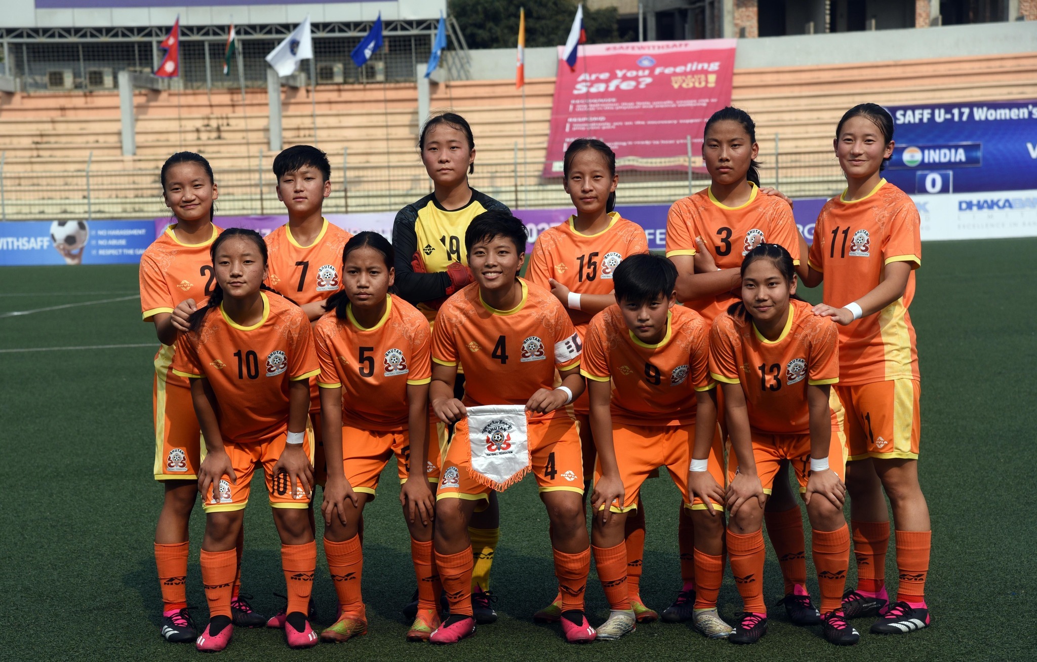 साफ यू-१७ महिला च्याम्पियनसिपबाट बाहिरियो भुटान 