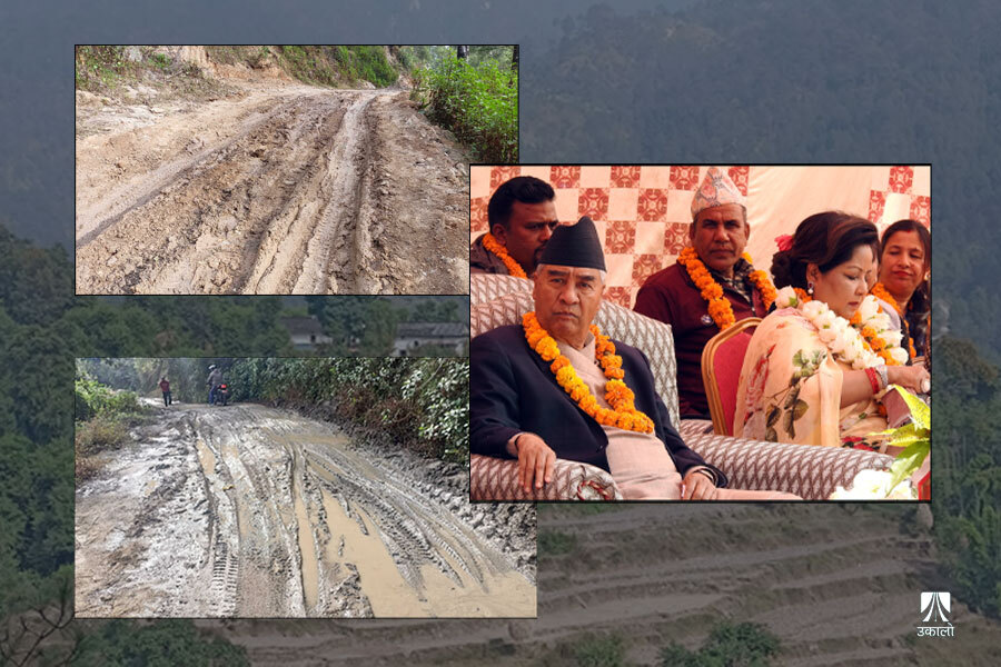 ‘हेलिकप्टरबाट गाउँ पुग्ने देउवाले सडक हेरेनन्, पीडा बुझेनन्’