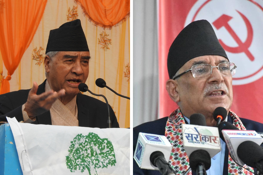 देउवा र दाहाल सुर्खेतमा