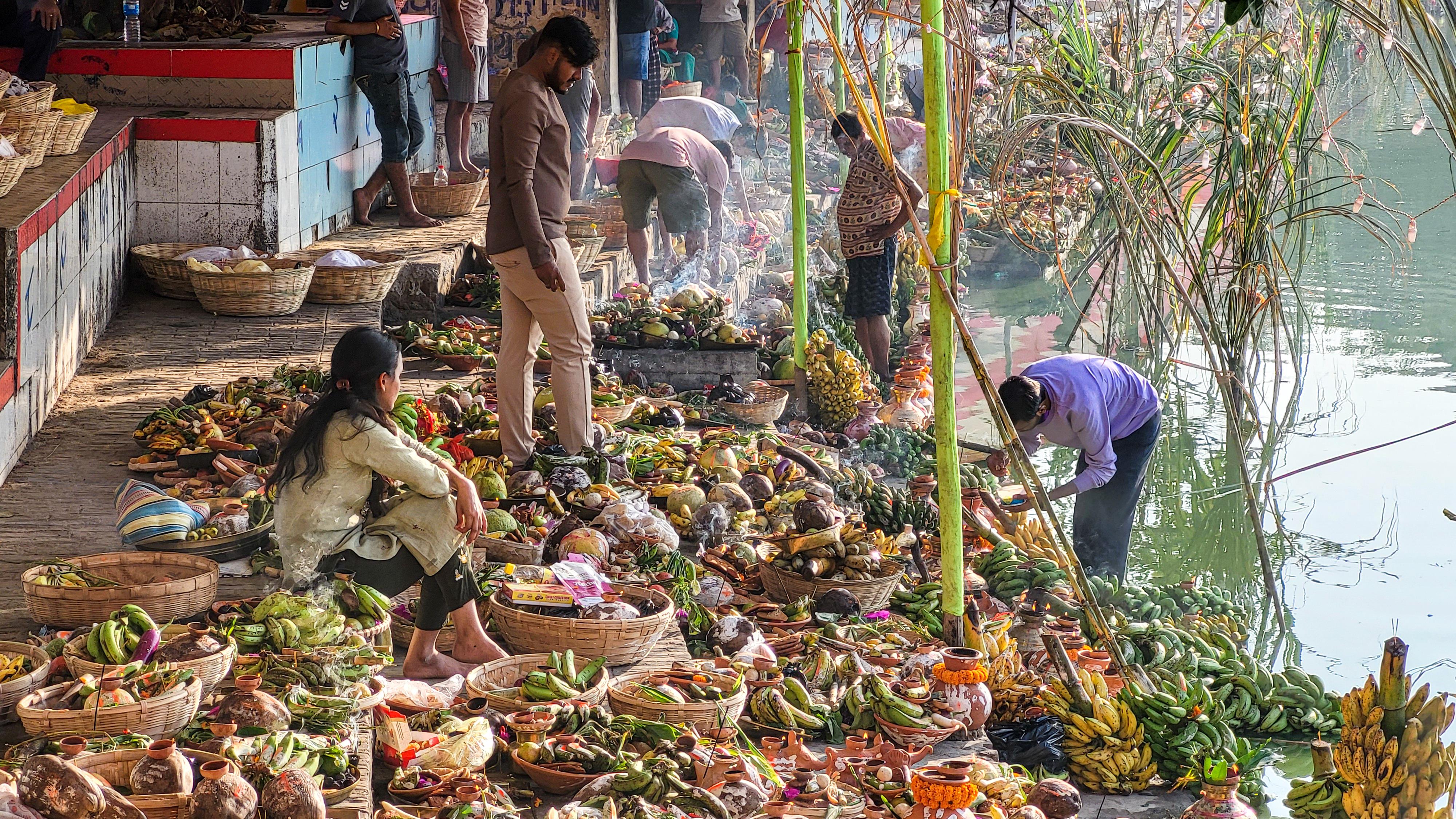 गंगासागरमा छठको उल्लास