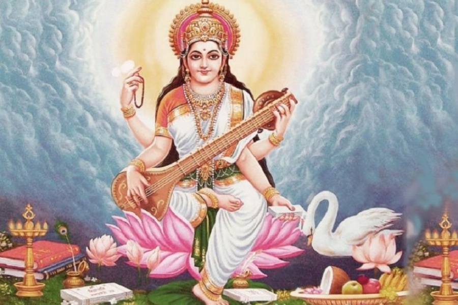 माघ शुक्ल पञ्चमी, सरस्वतीको पूजा गरी मनाइँदै