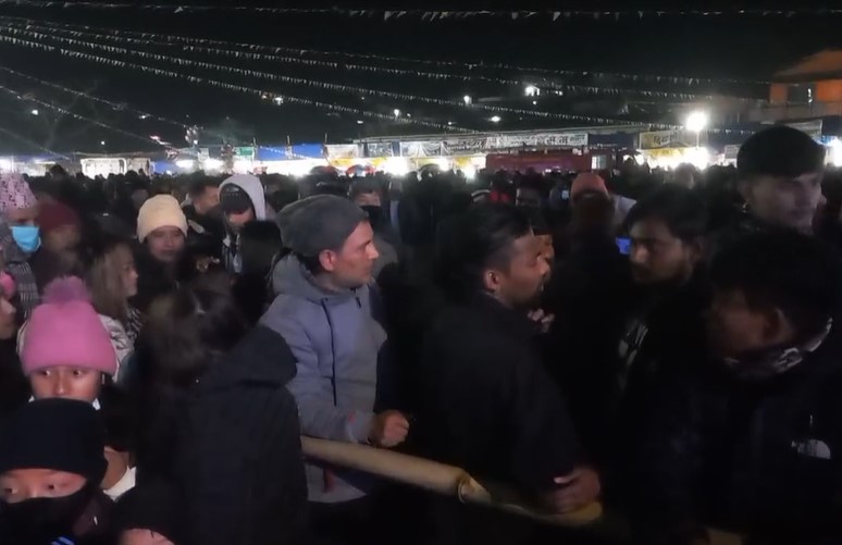 धनकुटा महोत्सवमा ठेलमठेल हुँदा कन्सर्ट हेर्न गएका ९ जना घाइते