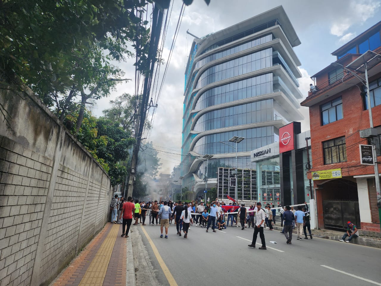 हिल्टन होटलमा आगजनी