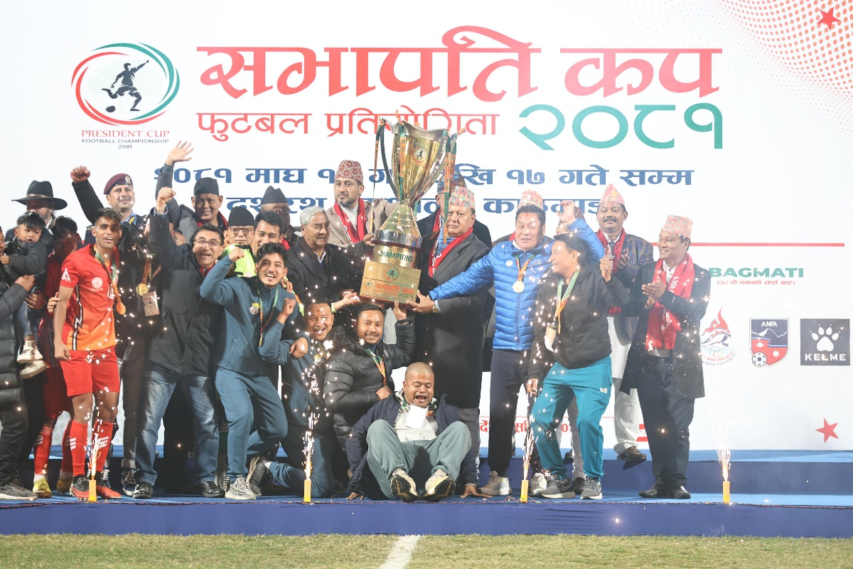 संकटाले जित्यो सभापति कप फुटबलको उपाधि