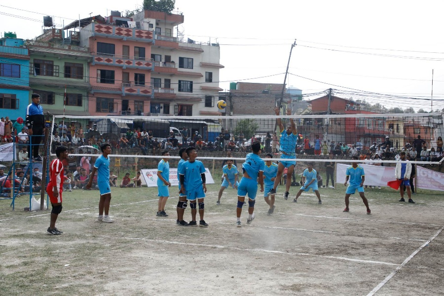 भक्तपुरमा जारी पुरुष राष्ट्रिय भलिबलको सेमीफाइनल समीकरण पूरा  