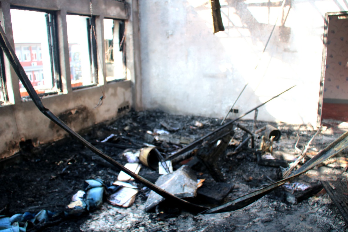 खानेपानीमन्त्रीको कार्यकक्षमा आगलागी: ५० लाख बराबरको क्षति