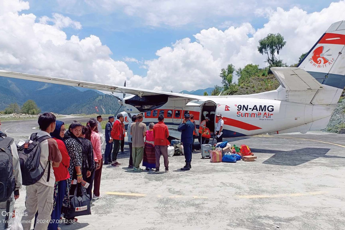 रारा विमानस्थलमा सात दिनपछि हवाई उडान सञ्चालन