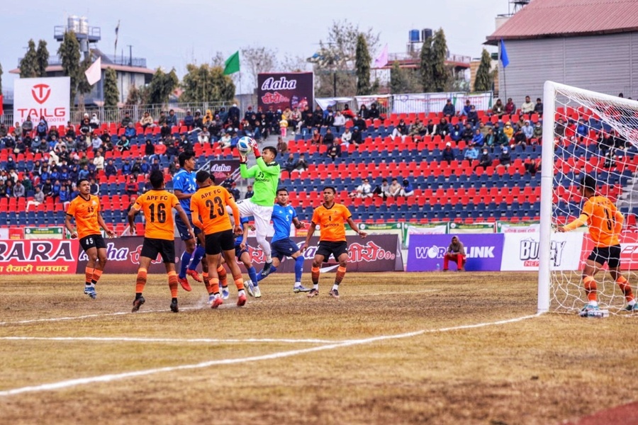 एपीएफलाई पराजित गर्दै पुलिस आहा रारा गोल्डकपको क्वार्टरफाइनमा