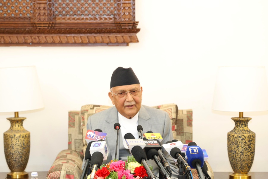 नेपाल–भारत सम्बन्धलाई सुदृढ गर्दै लैजान्छौँः प्रधानमन्त्री ओली