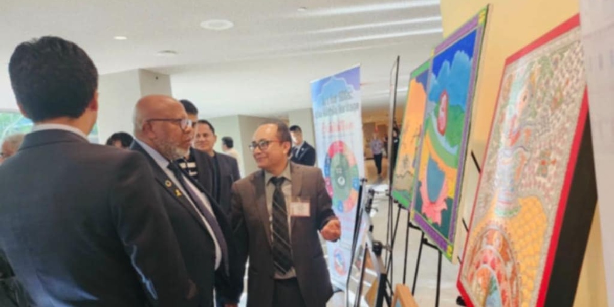 संयुक्त राष्ट्रसंघको मुख्यालयमा मिथिला चित्रकला प्रदर्शनी