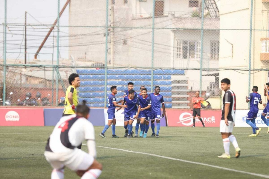 'ए' डिभिजन लिग : शेर्पालाई पराजित गर्दै दोस्रो स्थानमा उक्लियो थ्री स्टार