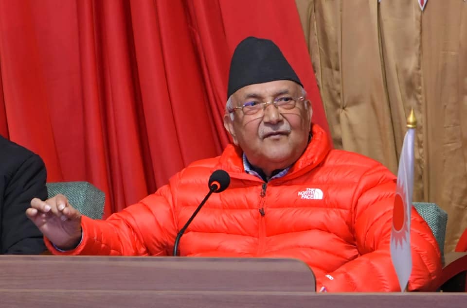 ओली भन्छन् : रास्वपा र अमेरिकी पार्टीको नाम र चुनाव चिह्न दुरुस्तै