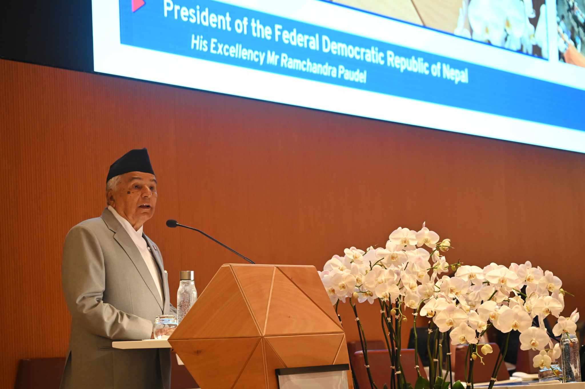 जलवायु न्याय तुरुन्तै सुनिश्चित गर्न राष्ट्रपति पौडेलको अपिल