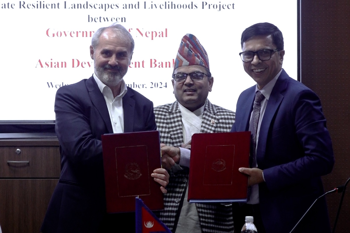 नेपाल र एडीबीबीच २ परियोजनाका लागि २१ अर्ब २३ करोडको सहयोग सम्झौता