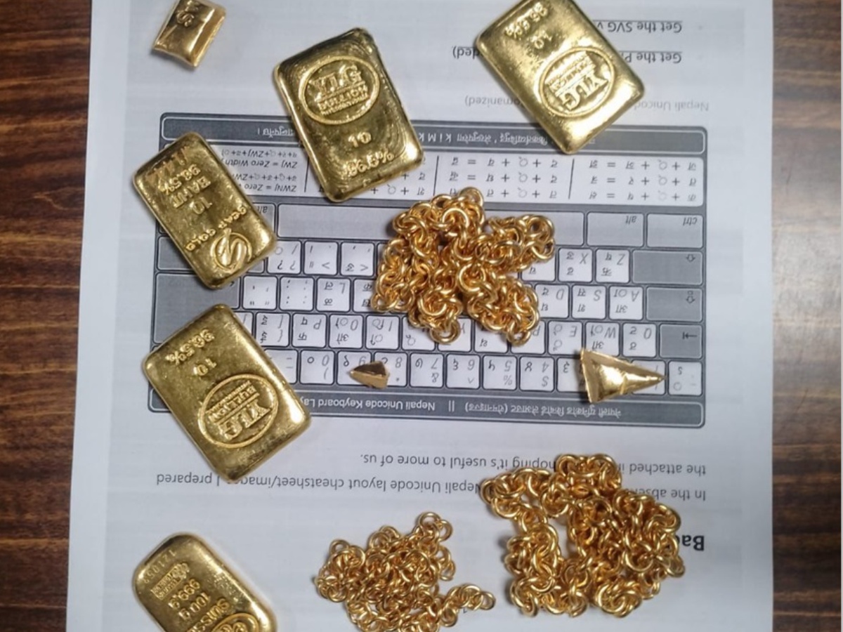 इन्डिगो एयरको सिटमा बेवारिसे अवस्थामा १ किलो सुन फेला