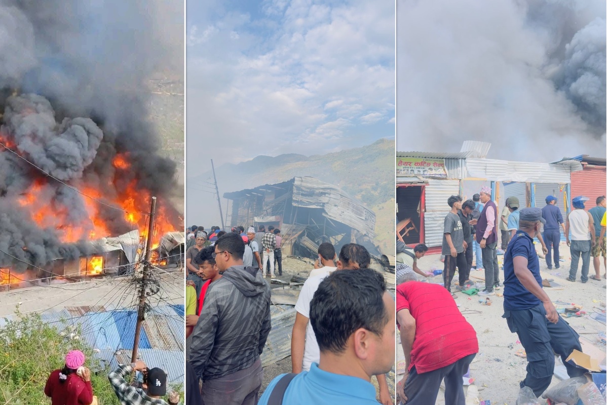 बाम्का बजार आगलागी : ‘बाल्टिनकै भरमा आगो निभाइयो, दमकल भएको भए यति ठूलो क्षति हुने थिएन’