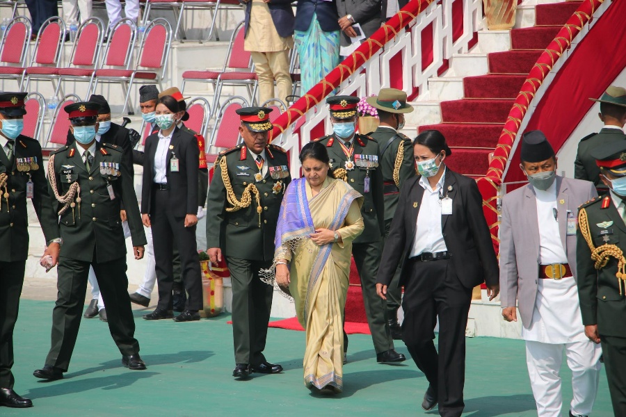 सेना दिवस : टुँडिखेलमा महाशिवरात्रि बढाइँ र मार्चपास