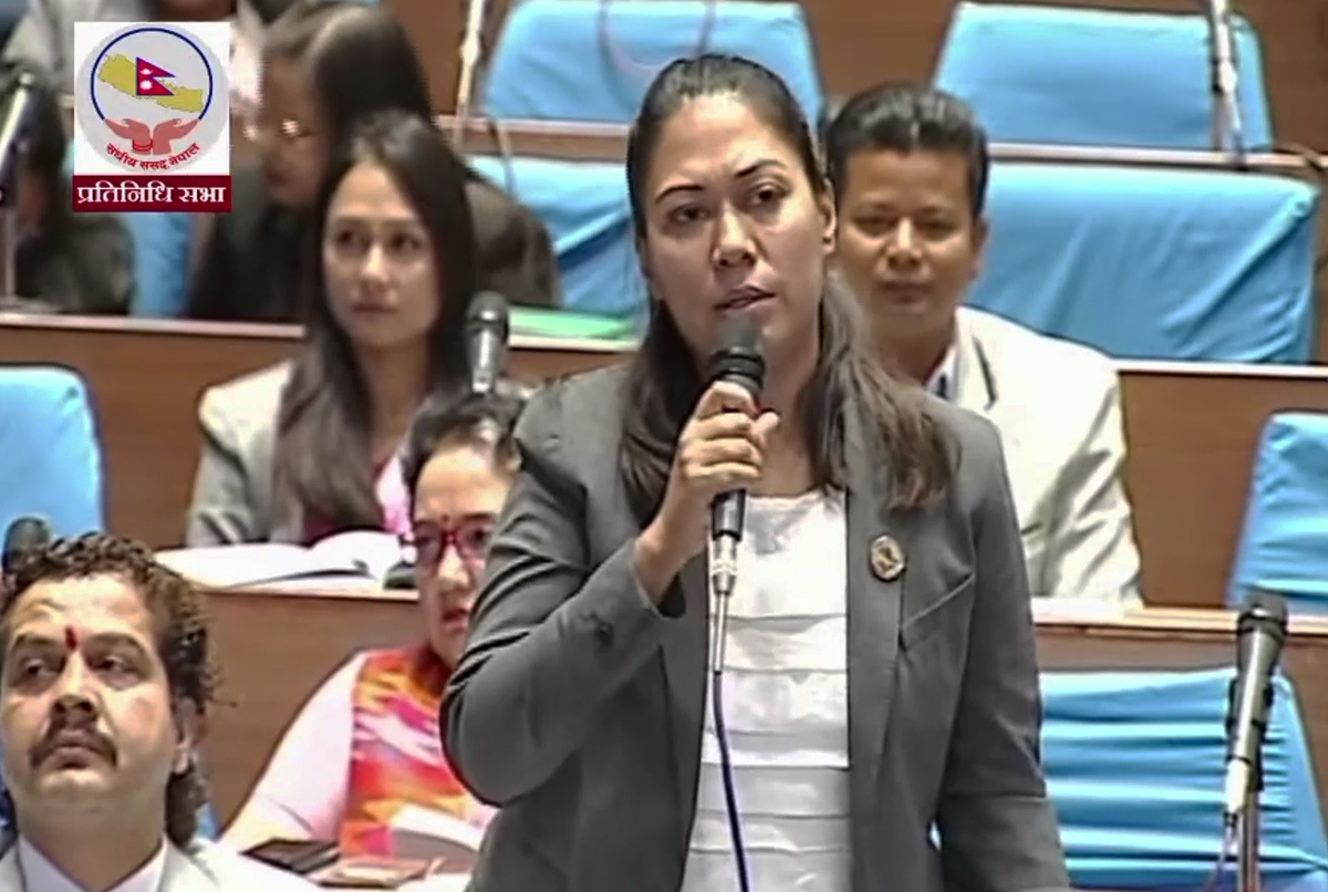 संसद्‌मा सुमना श्रेष्ठको प्रश्न– जेपी स्कूल अतिक्रमण गर्नेलाई कसले संरक्षण गरिरहेको छ?