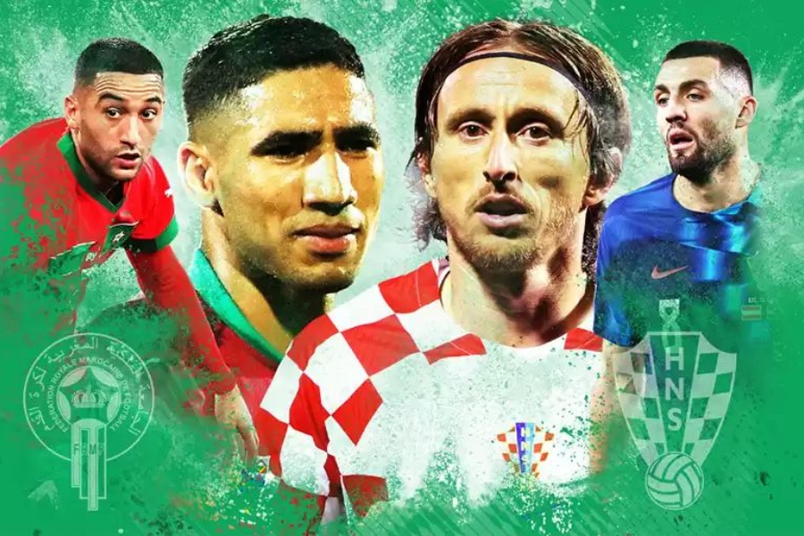 विश्वकपको तेस्रो स्थानका लागि क्रोएसिया र मोरक्को भिड्दै