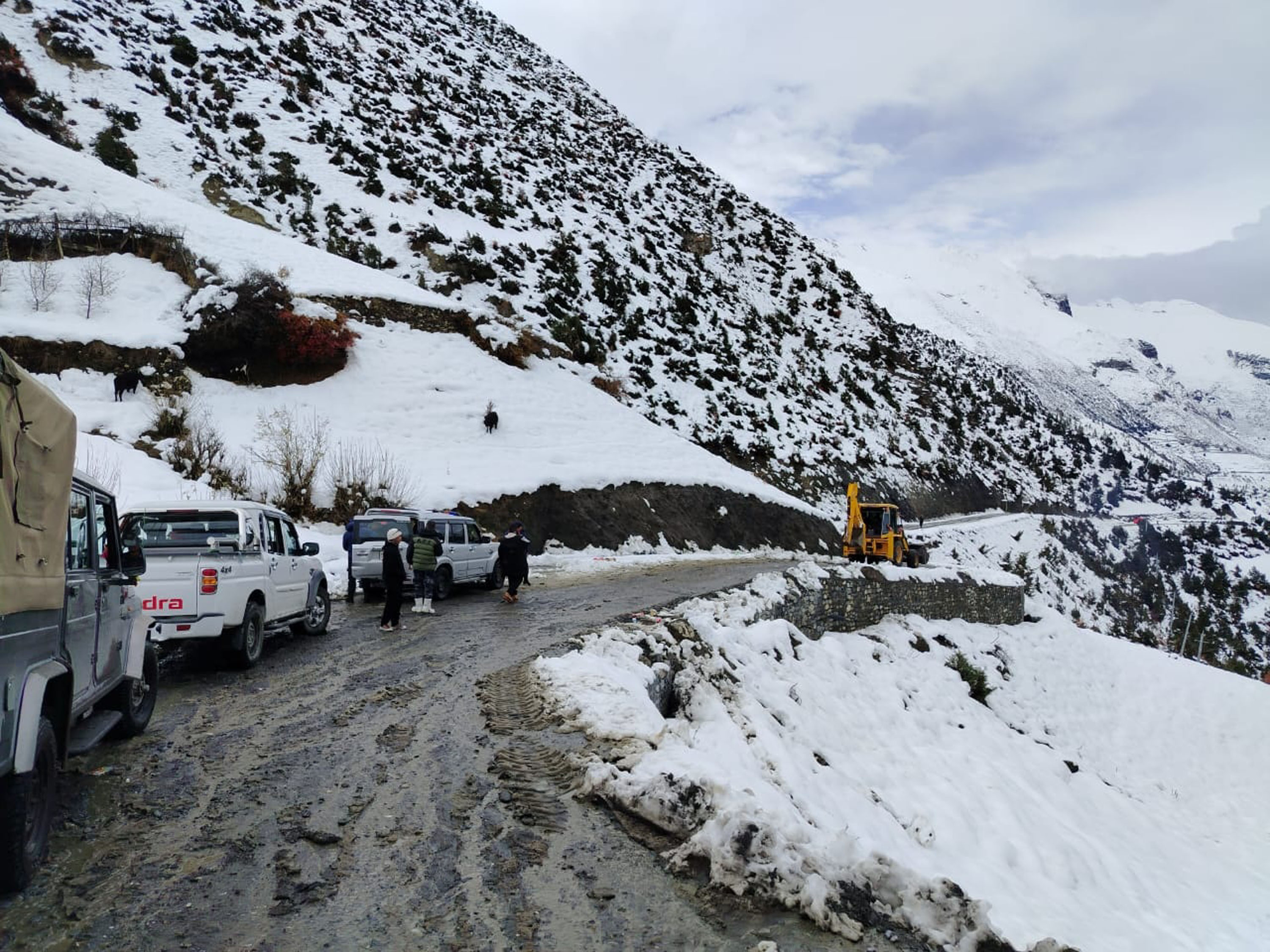 एक साताका लागि रोकियो मनाङ पदयात्रा