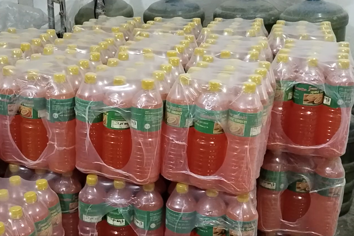 रामेछापको कोशेली बन्यो जुनारको जुस: दिनमा ३ लाख ५० हजारको बिक्री          