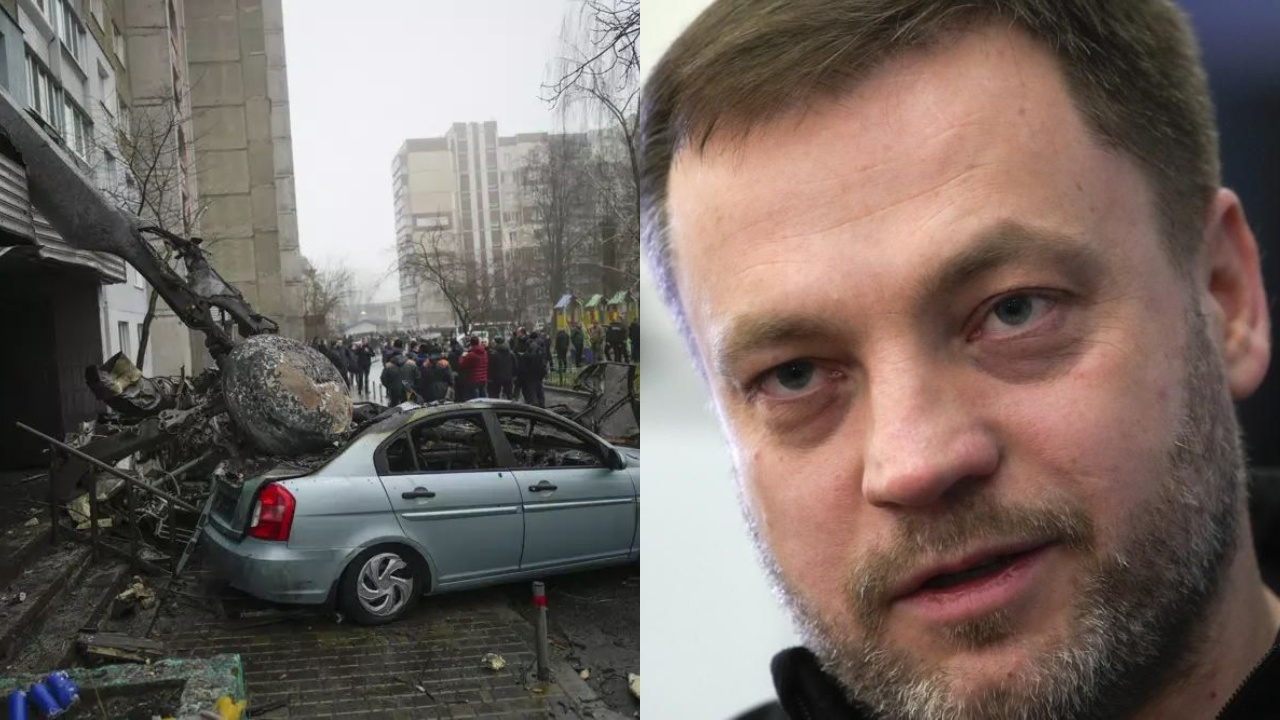 हेलिकप्टर दुर्घटनामा परी युक्रेनका गृहमन्त्रीसहित १८ जनाको मृत्यु