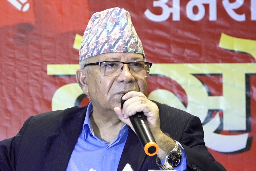 ओलीले नियतवश सर्वदलीय बैठकमा सहभागी हुन आफ्नो पार्टीलाई रोकेको माधव नेपालको आरोप