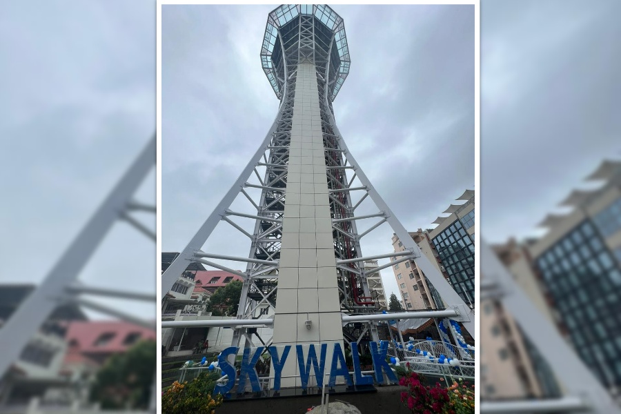 काठमाडौँको दृश्यावलोकन अब कमलादीको स्काइवाकबाट