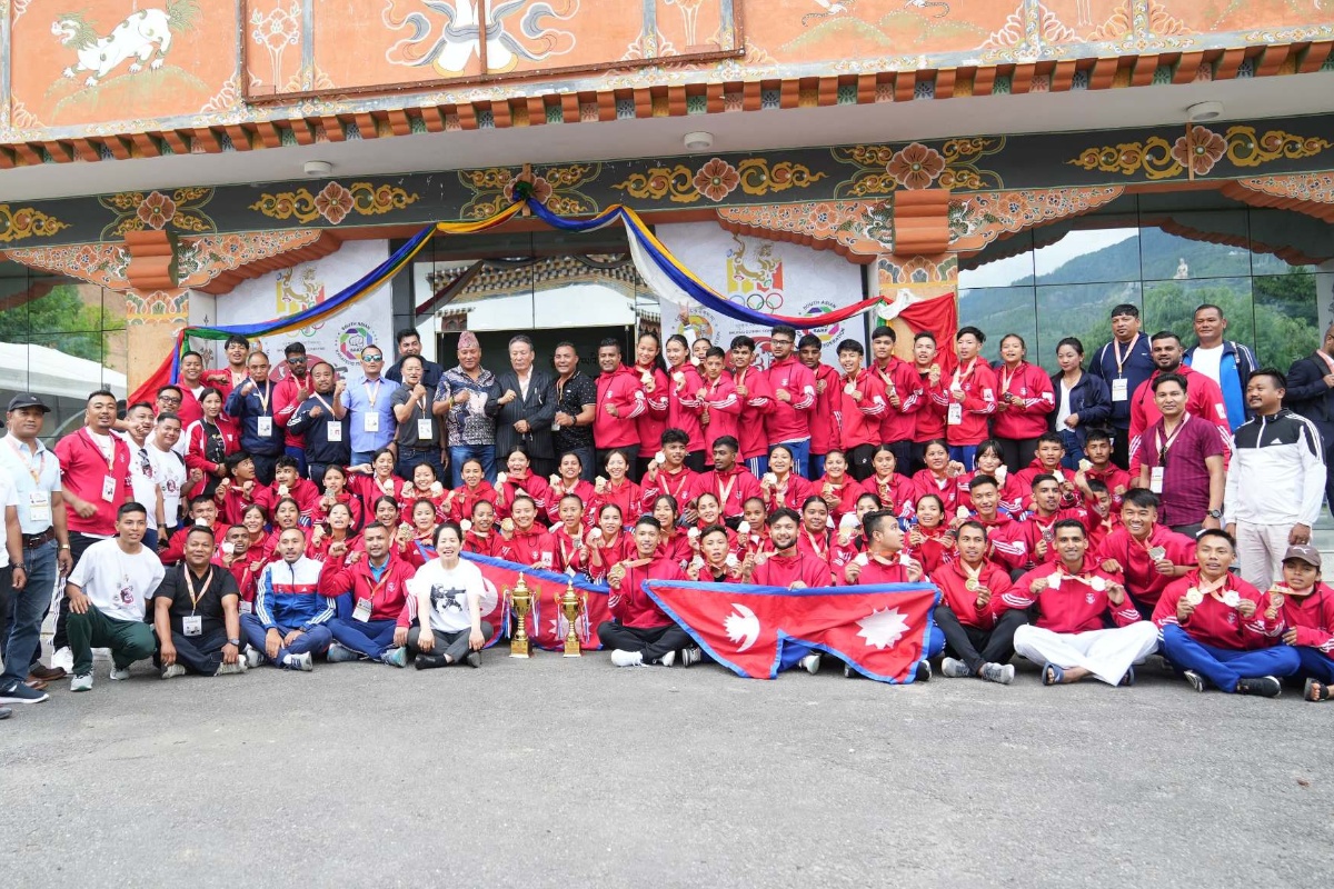 दक्षिण एशियाली कराँतेमा नेपाल ६२ पदकसहित टिम च्याम्पियन